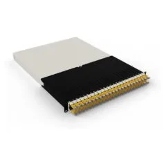 Patchbox patchbox.one Kabeleinzugssystem 30RU STP (1.8 m) mit 24 Kassetten. Patchkabel Cat. 6a. U FTP. PoE. Kabel gelb