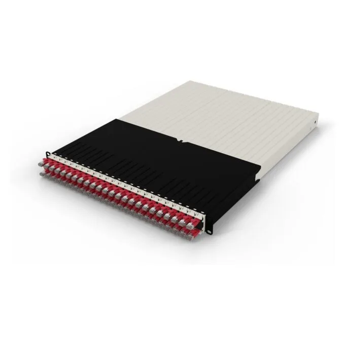 Patchbox patchbox.one Kabeleinzugssystem 30RU STP (1.8 m) mit 24 Kassetten. Patchkabel Cat. 6a. U FTP. PoE. Kabel rot — image 3