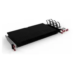 Patchbox patchbox.one Patch-Panel-Gehäuse. Leerbox für bis zu 24 Kassetten. schwarz RAL 9005