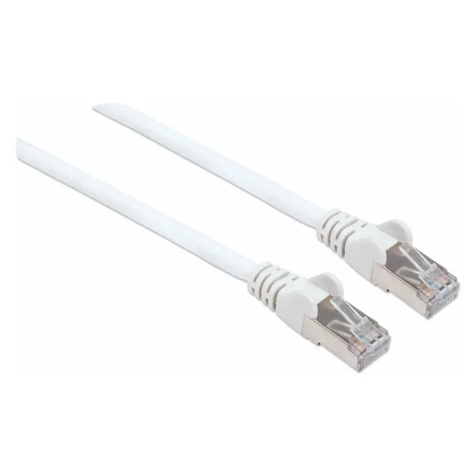 Patchkabel Cat6a-Stecker Cat7-Rohkabel 0.5m weiß — image 2