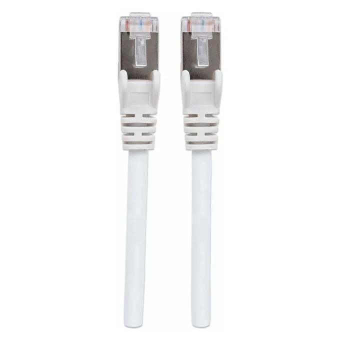 Patchkabel Cat6a-Stecker Cat7-Rohkabel 0.5m weiß — image 4