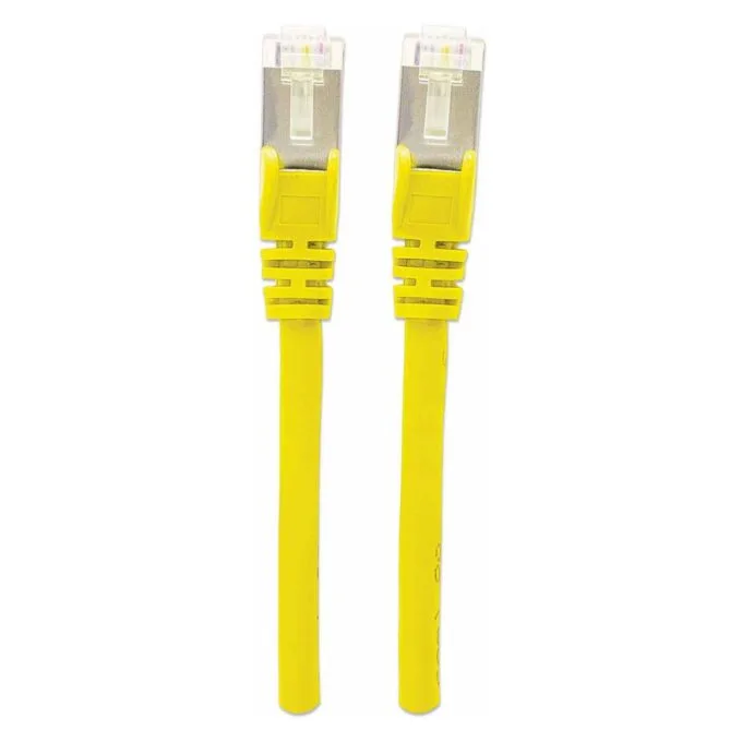 Patchkabel Cat6a-Stecker Cat7-Rohkabel 1m gelb — image 4