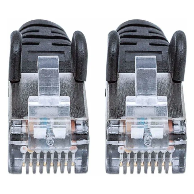 Patchkabel Cat6a-Stecker Cat7-Rohkabel 2m sw — image 3