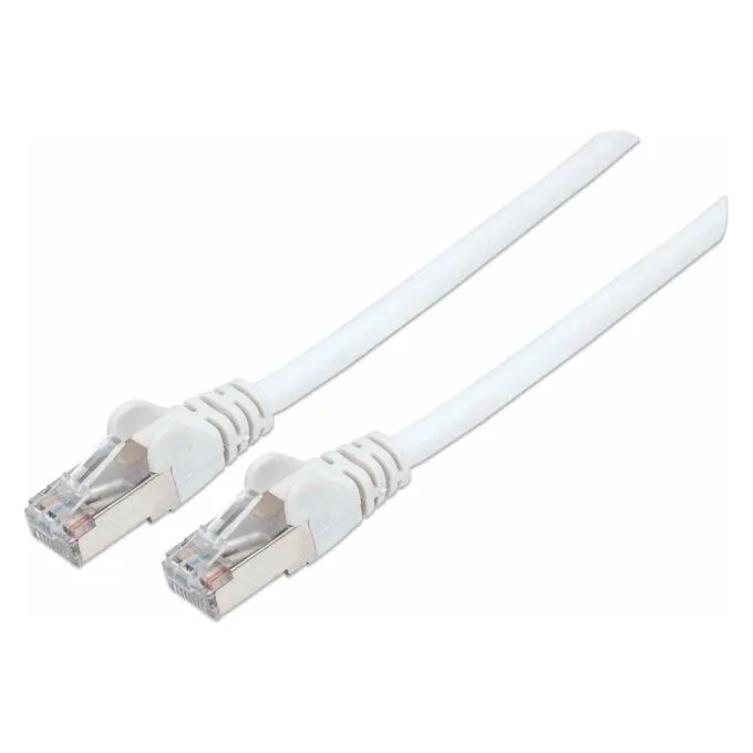 Patchkabel Cat6a-Stecker Cat7-Rohkabel 3m weiß — image 1