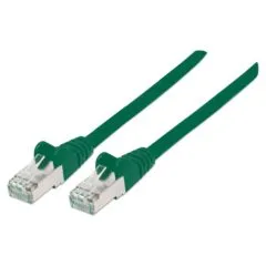 Patchkabel RJ45 S FTP Cat6 Kupfer LSZH 20m grün