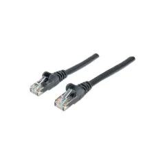 Patchkabel RJ45 U UTP Cat6 1.00m Hebelschutz schw