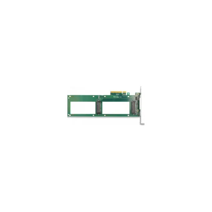 PCI Express 4.0 x8 Karte zu 2 x intern U.2 NVMe SFF-8639 - Bifurcation — image 2