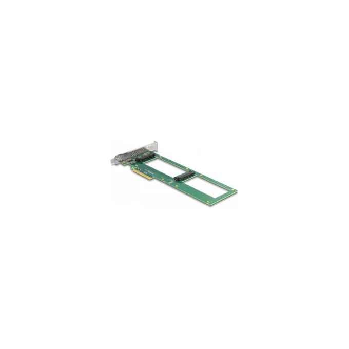 PCI Express 4.0 x8 Karte zu 2 x intern U.2 NVMe SFF-8639 - Bifurcation — image 1