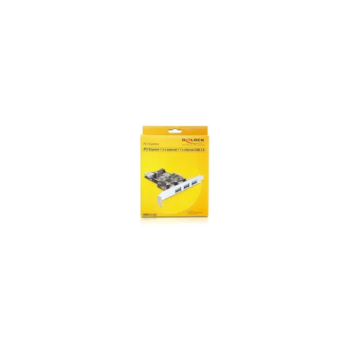 PCI Express x1 Karte zu 3 x extern + 1 x intern USB 5 Gbps Typ-A Buchse — image 2