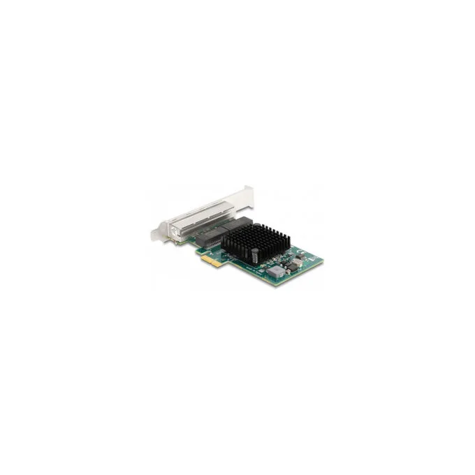 PCI Express x1 Netzwerkkarte Gigabit LAN 4 x RJ45 BCM — image 2