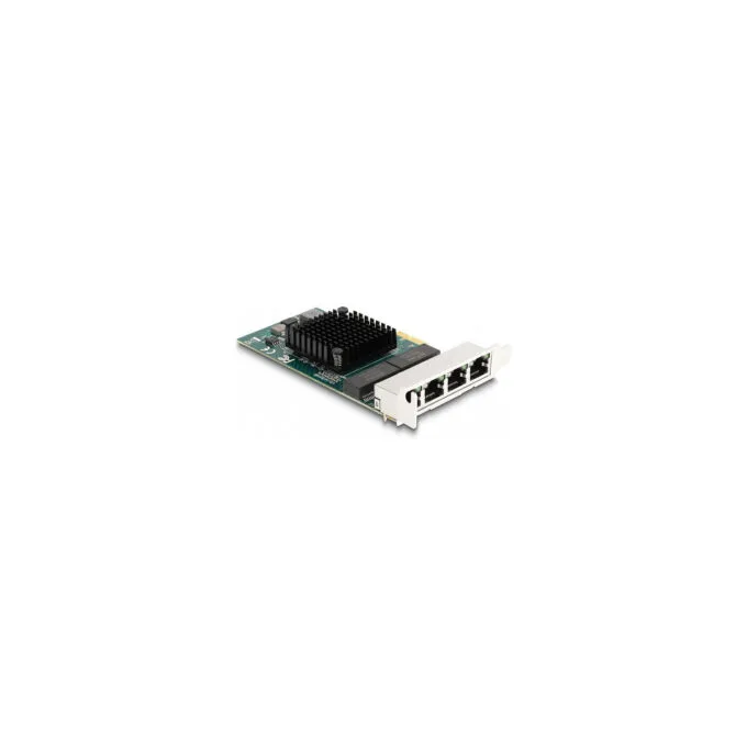 PCI Express x1 Netzwerkkarte Gigabit LAN 4 x RJ45 BCM — image 3