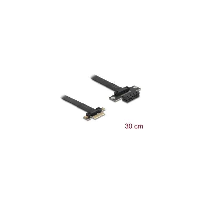 PCI Express x1 Stecker zu x1 Slot Verlängerung 30 cm Riser Karte — image 1