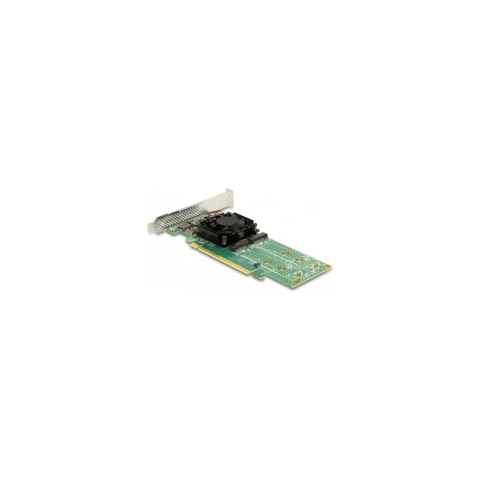 PCI Express x16 Karte zu 4 x intern NVMe M.2 Key M - Low Profile Formfaktor — image 2