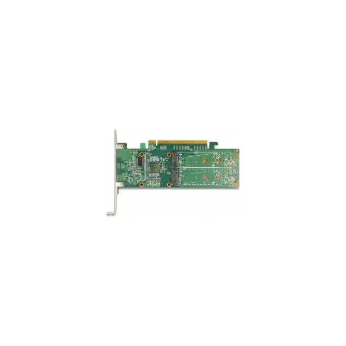 PCI Express x16 Karte zu 4 x intern NVMe M.2 Key M - Low Profile Formfaktor — image 6