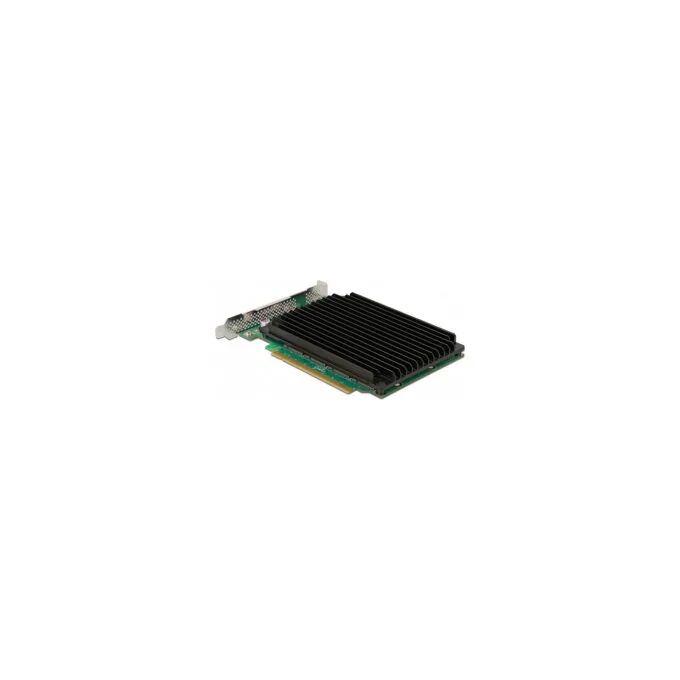 PCI Express x16 Karte zu 4 x intern NVMe M.2 Key M mit Kühlkörper - Bifurcation — image 2
