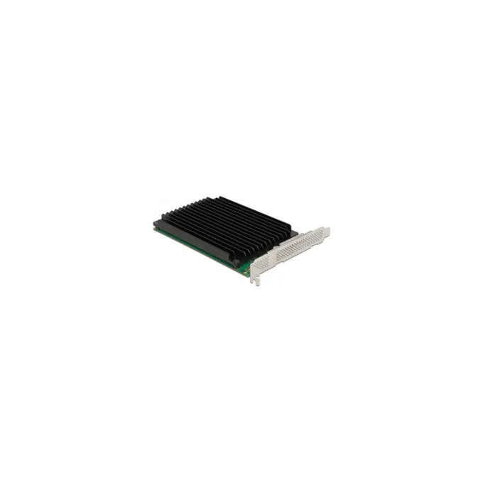 PCI Express x16 Karte zu 4 x intern NVMe M.2 Key M mit Kühlkörper - Bifurcation — image 1