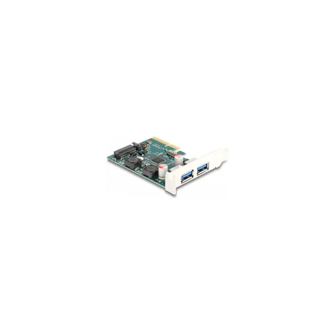 PCI Express x4 Karte zu 2 x extern USB 10 Gbps Typ-A Buchse - Low Profile Formfaktor — image 2