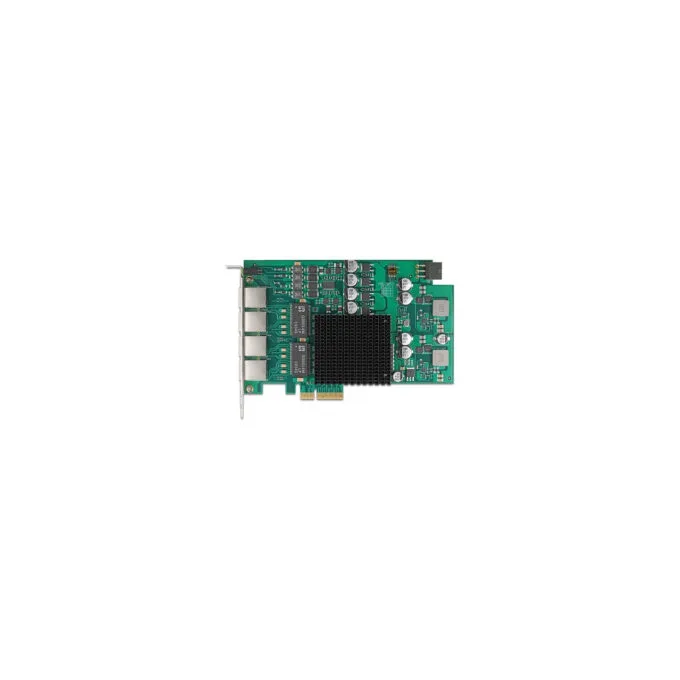 PCI Express x4 Netzwerkkarte Gigabit LAN 4 x RJ45 mit PoE+ i350 — image 1