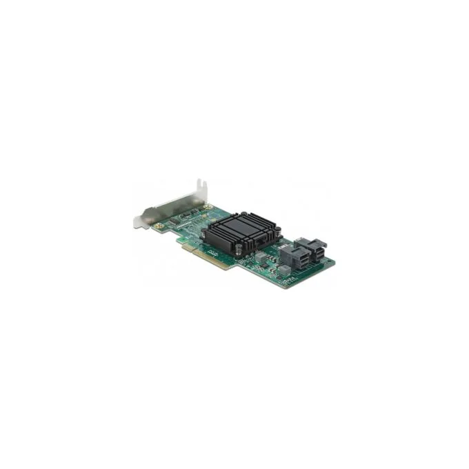 PCI Express x8 Karte zu 2 x intern SFF-8643 NVMe - Low Profile Formfaktor — image 2