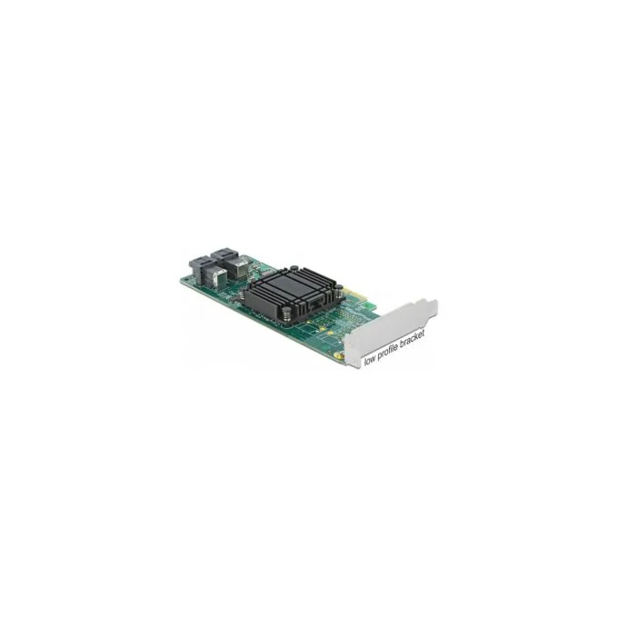 PCI Express x8 Karte zu 2 x intern SFF-8643 NVMe - Low Profile Formfaktor — image 3