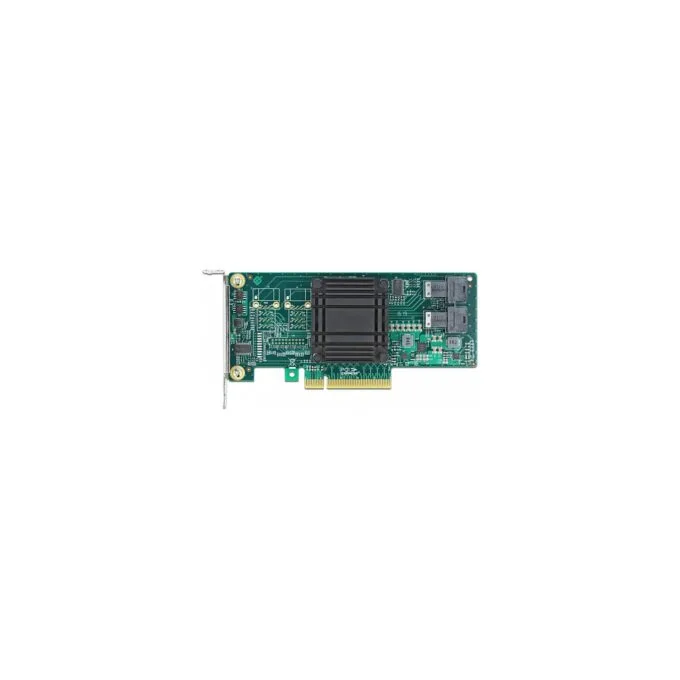 PCI Express x8 Karte zu 2 x intern SFF-8643 NVMe - Low Profile Formfaktor — image 1
