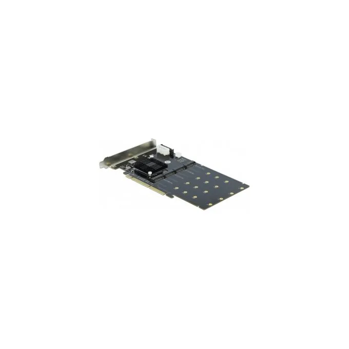 PCI Express x8 x16 Karte zu 4 x intern NVMe M.2 Key M — image 3