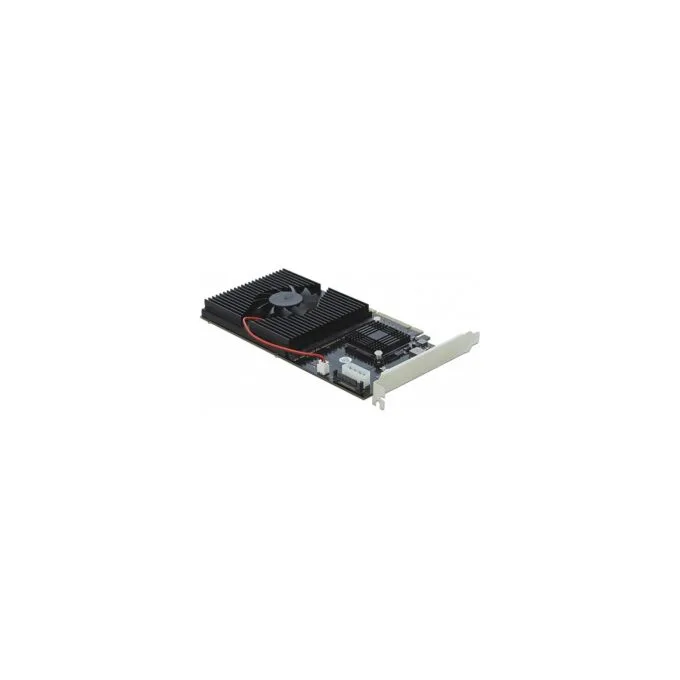 PCI Express x8 x16 Karte zu 4 x intern NVMe M.2 Key M — image 1