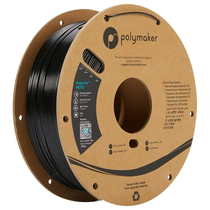 PETG 1,75mm BLACK 3kg — image 1