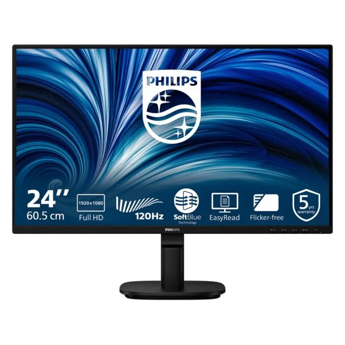 Philips 60,5cm (23,8') 24B2N2200 16:09 HDMI+DP+VGA black — image 1