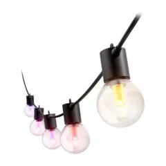 Philips Hue Festavia Globe Außenlichterkette. White and Color Ambiance. 7 m Länge. 10 Lampenkugeln. dimmbar. Steuerun...