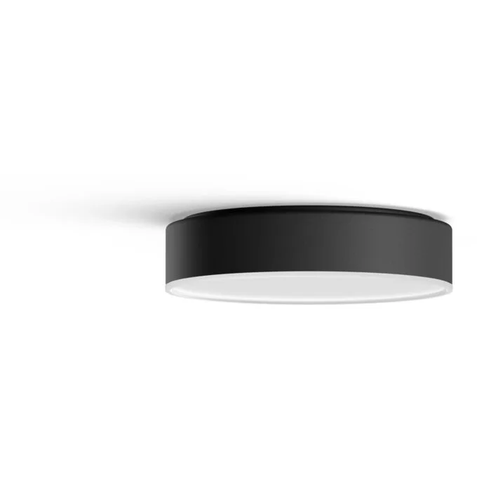 Philips Hue White Ambiance Enrave Deckenleuchte S Schwarz 1200lm inkl DS — image 2