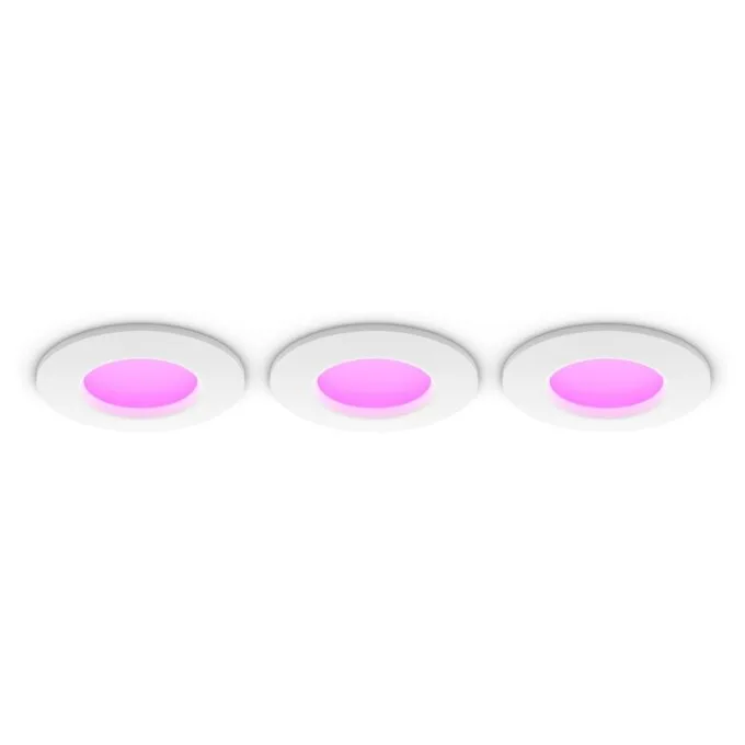 Philips Hue White & Color Ambiance Slim Recessed 90mm 3er Weiß — image 1