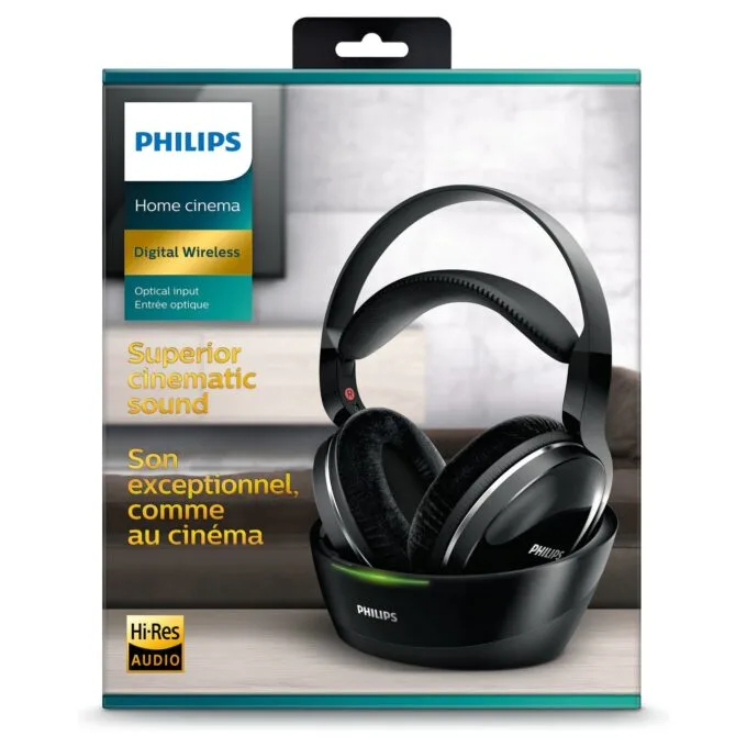 Philips SHD8850 12 Over-Ear TV-Kopfhrer digital kabellos schwarz — image 2