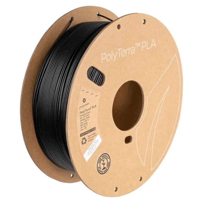 PLA 1,75mm CHARCOAL BLACK 1kg — image 1