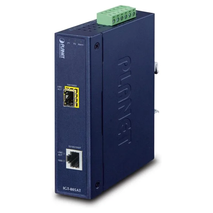Planet IGT-805AT IP30 Industrial 10 100 1000T to 100 1000X — image 1