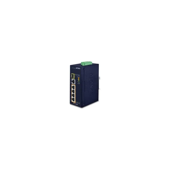 PLANET Industrial 4-Port PoE Switch +1xGE + 1xSFP IGS-614HPT — image 1
