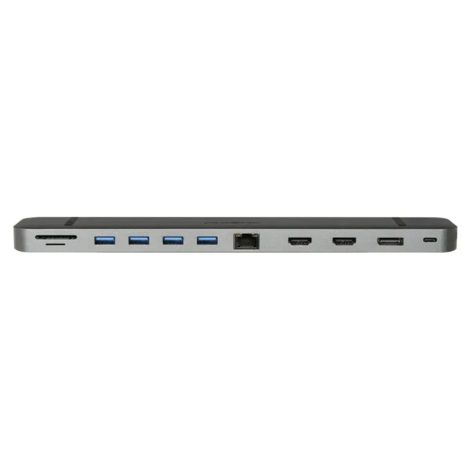 Plusonic USB-C Docking Adapter Hub 9in1 with HDMI DP LAN USB — image 2