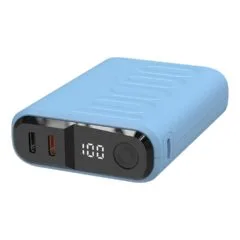 Powerbank realPower PB-10000C PD+ mit 3x Type-C.Purple