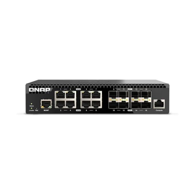 QNAP QSW-M3216R-8S8T 10 GbE Switch Managed 16-Port — image 1
