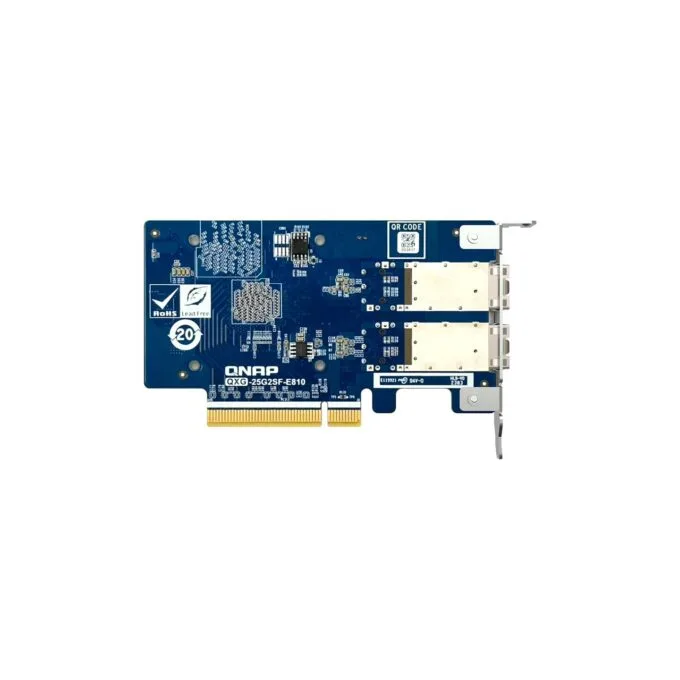 QNAP QXG-25G2SF-E810 Netzwerkadapter PCIe 25GBE SFP28 — image 4