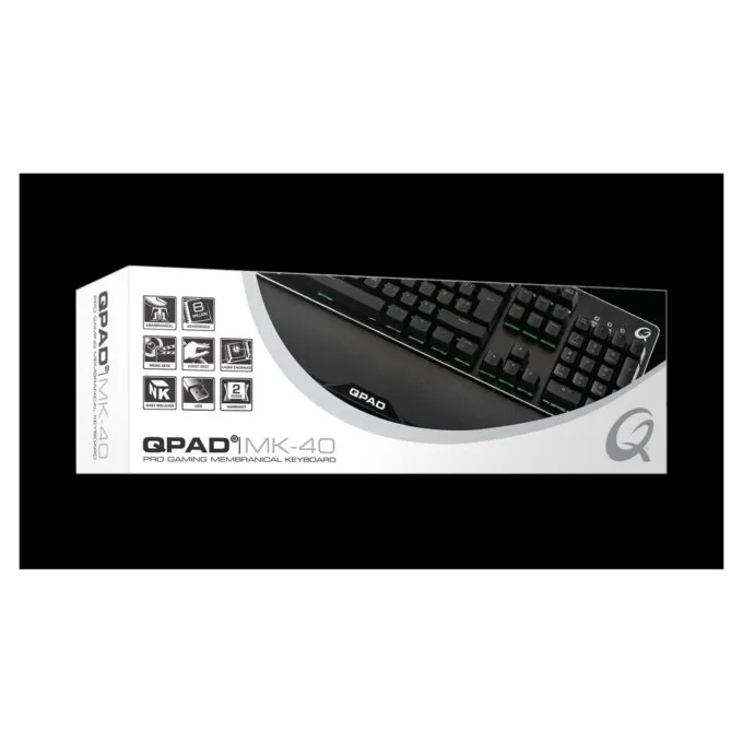 QPAD Gaming Tastatur Pro MK40 black QWERTY — image 6