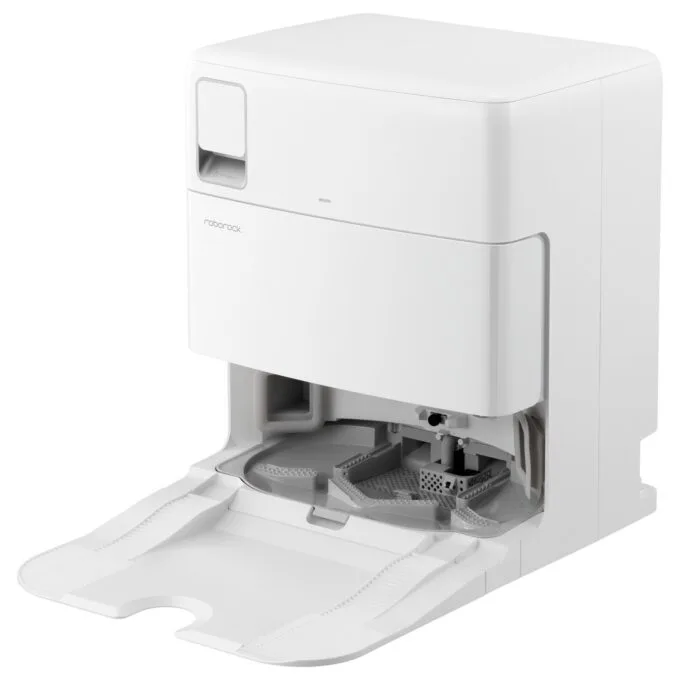 Qrevo Plus Weiß (Version mit Wasseranschluss) Saug-Wisch-Roboter mit Reinigungsstation — image 1