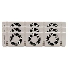 REALPOWER Heizungslüfter HL-3.3er Set mit 3 Ventilatoren