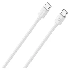 RealPower Lade Datenkabel USB-C auf USB-C 2m weiß 3A