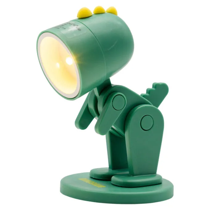 RealPower LED-Tier Taschenlampe Green Dino mit Sockel — image 1