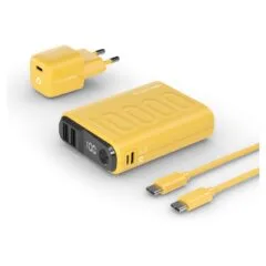 RealPower Powerbank PB-10000 Set gelb 10.000mAh