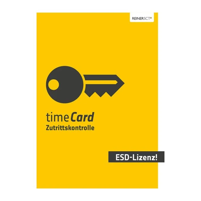 REINER SCT timeCard 10 Zutrittskontrolle Jahreslizenz 10 Mitarbeiter - ESD — image 1