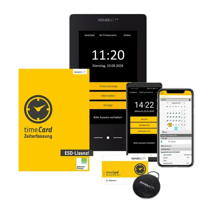 REINERSCT timeCard 10 Zeiterfassung Jahreslizenz fuer 250 Mitarbeiter — image 3