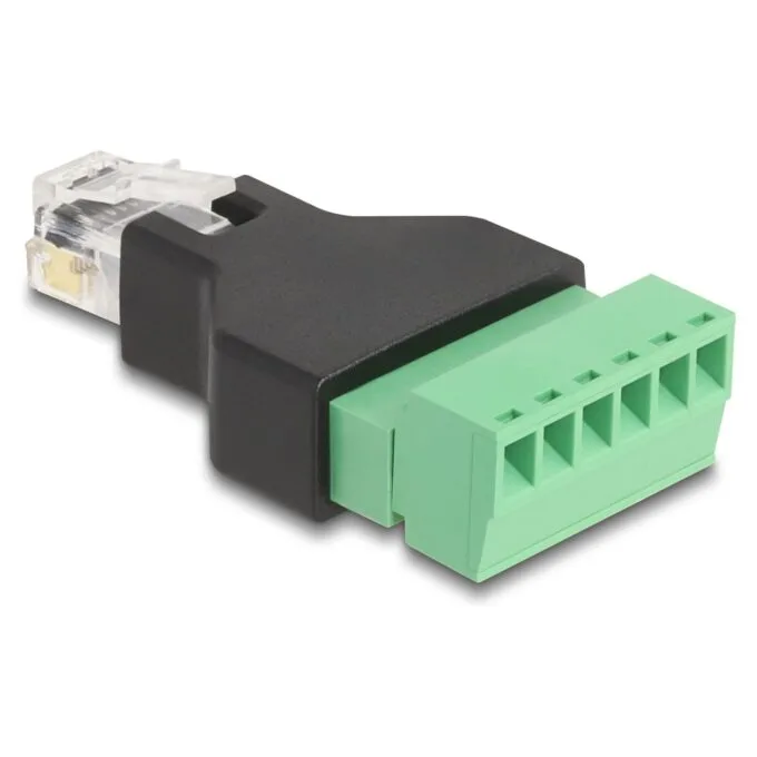 RJ12 Stecker zu Terminalblock Adapter 6 Pin 2-teilig — image 2