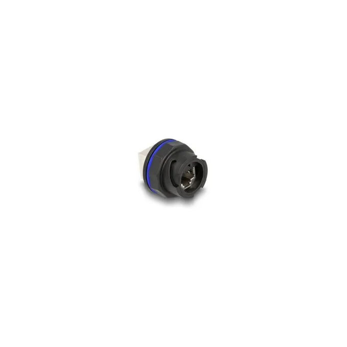 RJ45 Cat.6A Einbaubuchse Kupplung schwarz — image 2